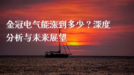金冠电气能涨到多少？深度分析与未来展望_https://wap.fansifence.com_债券投资_第1张