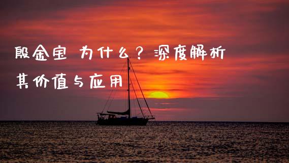 殷金宝 为什么？深度解析其价值与应用_https://wap.fansifence.com_债券投资_第1张