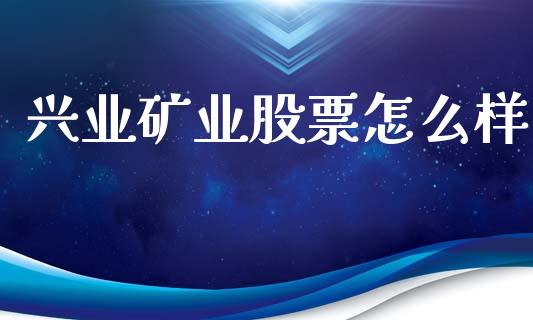 兴业矿业股票怎么样_https://wap.fansifence.com_今日财经_第1张