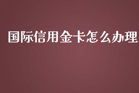 国际信用金卡怎么办理_https://wap.fansifence.com_投资理财_第1张