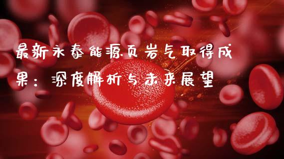 最新永泰能源页岩气取得成果：深度解析与未来展望_https://wap.fansifence.com_投资理财_第1张