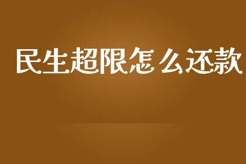 民生超限怎么还款_https://wap.fansifence.com_债券投资_第1张