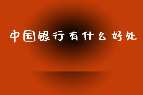 中国银行有什么好处_https://wap.fansifence.com_债券投资_第1张