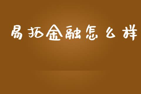 易拓金融怎么样_https://wap.fansifence.com_债券投资_第1张