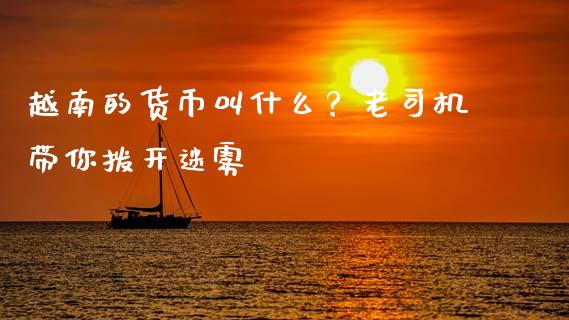 越南的货币叫什么？老司机带你拨开迷雾_https://wap.fansifence.com_今日财经_第1张