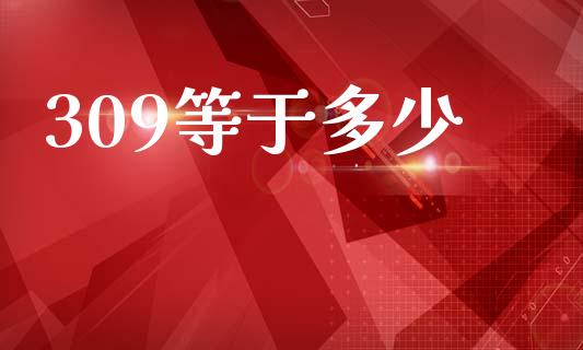 309等于多少_https://wap.fansifence.com_债券投资_第1张