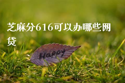 芝麻分616可以办哪些网贷_https://wap.fansifence.com_今日财经_第1张