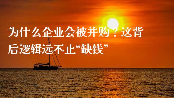 为什么企业会被并购？这背后逻辑远不止“缺钱”_https://wap.fansifence.com_今日财经_第1张