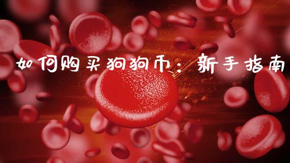 如何购买狗狗币：新手指南_https://wap.fansifence.com_投资理财_第1张