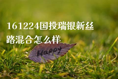 161224国投瑞银新丝路混合怎么样_https://wap.fansifence.com_今日财经_第1张