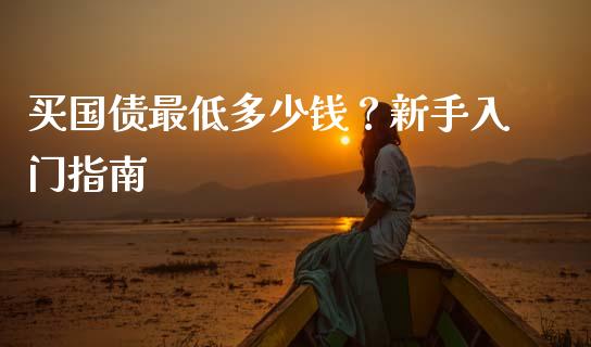买国债最低多少钱？新手入门指南_https://wap.fansifence.com_投资理财_第1张
