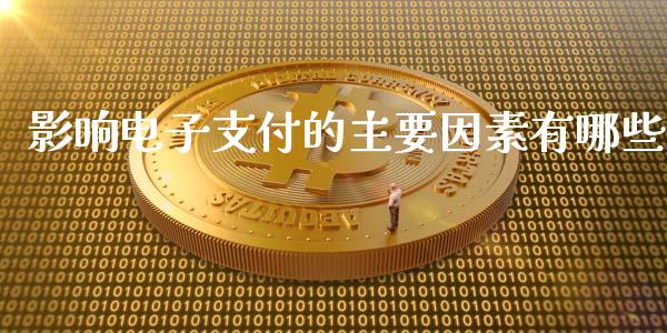 影响电子支付的主要因素有哪些_https://wap.fansifence.com_今日财经_第1张