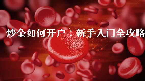 炒金如何开户：新手入门全攻略_https://wap.fansifence.com_外汇交易_第1张