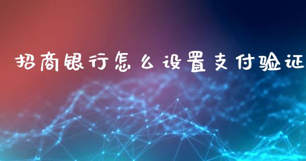 招商银行怎么设置支付验证_https://wap.fansifence.com_债券投资_第1张