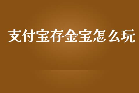 支付宝存金宝怎么玩_https://wap.fansifence.com_外汇交易_第1张