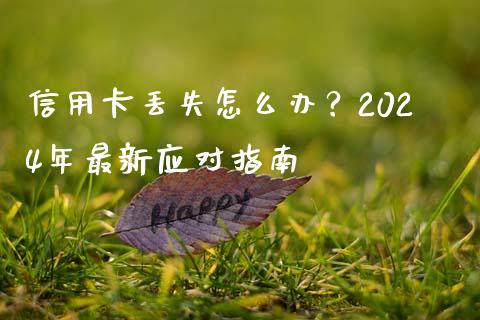 信用卡丢失怎么办？2024年最新应对指南_https://wap.fansifence.com_债券投资_第1张