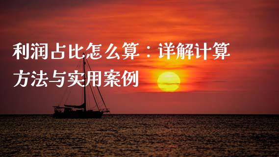 利润占比怎么算：详解计算方法与实用案例_https://wap.fansifence.com_今日财经_第1张