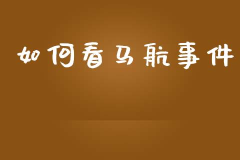 如何看马航事件_https://wap.fansifence.com_债券投资_第1张
