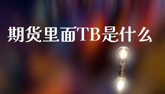 期货里面TB是什么_https://wap.fansifence.com_债券投资_第1张