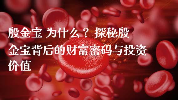 殷金宝 为什么？ 探秘殷金宝背后的财富密码与投资价值_https://wap.fansifence.com_债券投资_第1张