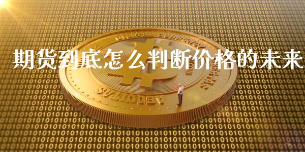 期货到底怎么判断价格的未来_https://wap.fansifence.com_投资理财_第1张