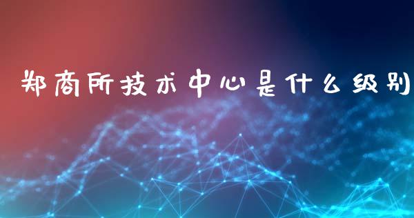 郑商所技术中心是什么级别_https://wap.fansifence.com_投资理财_第1张