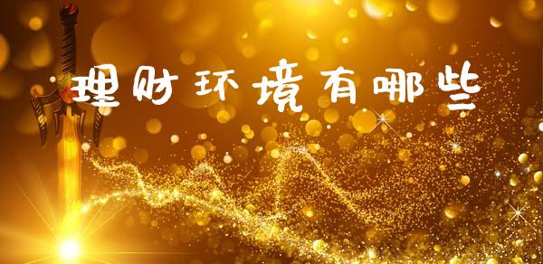 理财环境有哪些_https://wap.fansifence.com_债券投资_第1张