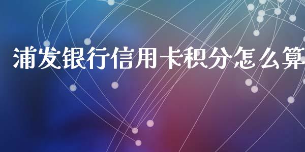 浦发银行信用卡积分怎么算_https://wap.fansifence.com_债券投资_第1张