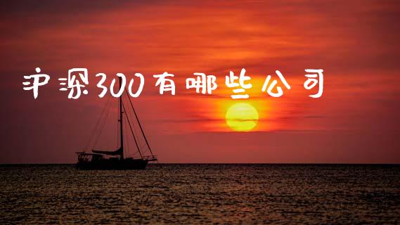 沪深300有哪些公司_https://wap.fansifence.com_债券投资_第1张