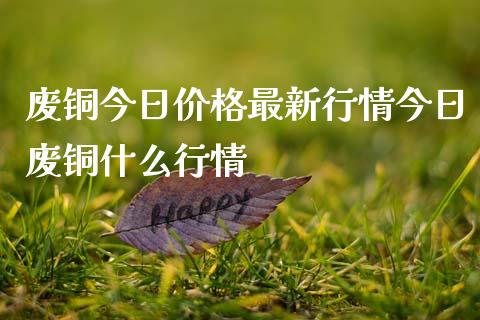 废铜今日价格最新行情今日废铜什么行情_https://wap.fansifence.com_投资理财_第1张